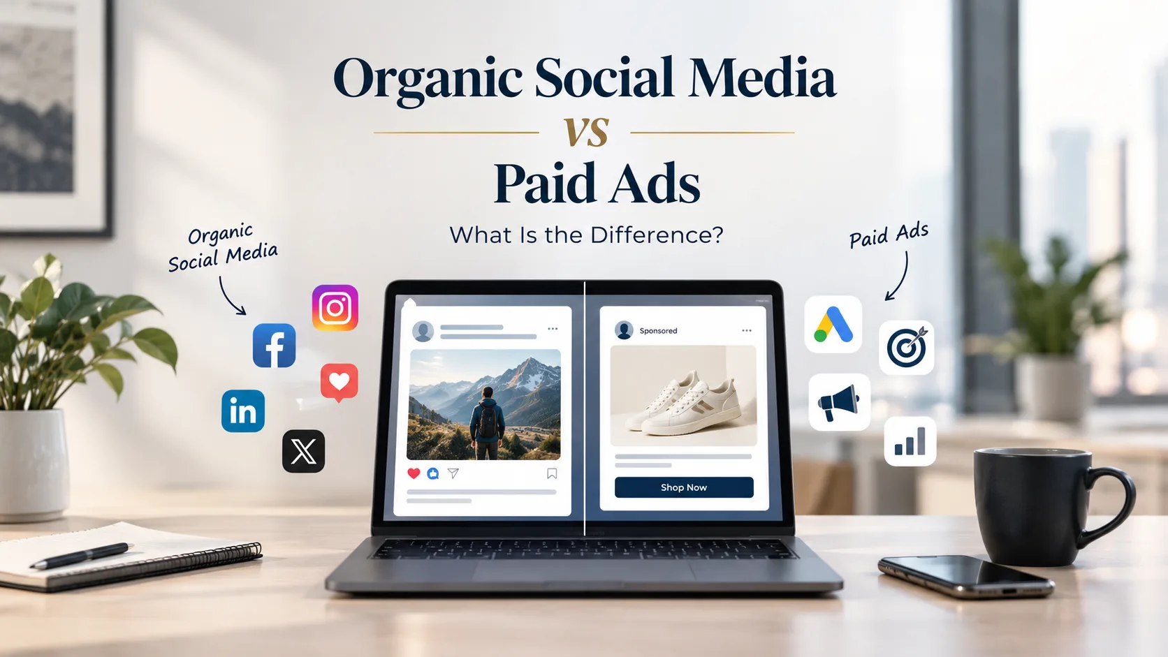 Organic Social Media vs Paid Ads